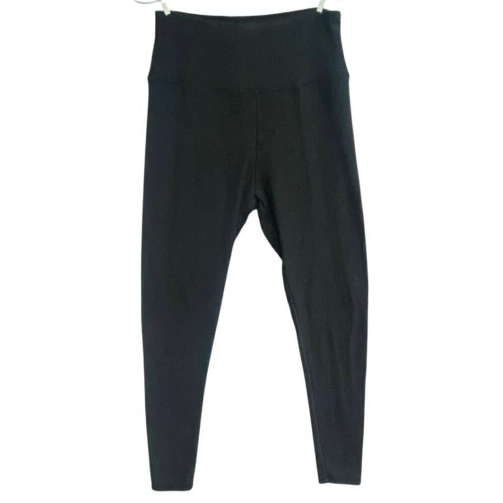 Orvis Classic Collection Black High Rise Leggings Wm’s Large Pull-On Stretch Pan